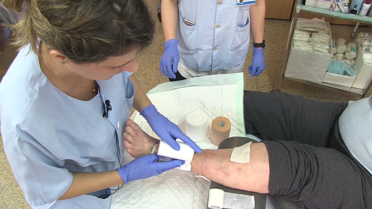 Enfermera en heridas y estomas